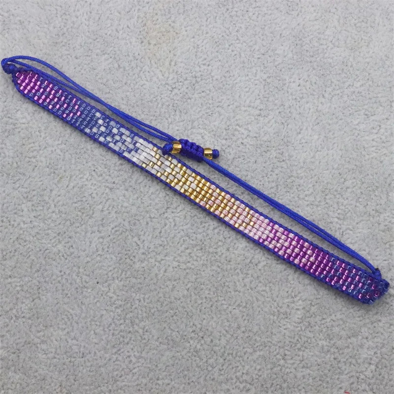 Pulsera Eclipse de Colores Ajustable en Miyuki