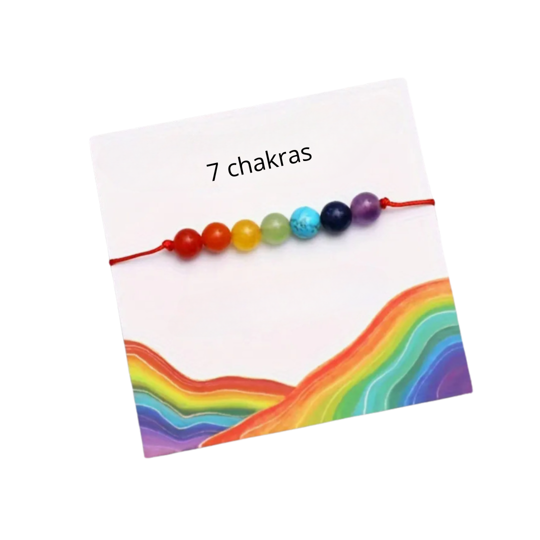 Pulsera 7 Chakras Piedras Energeticas Para Meditación