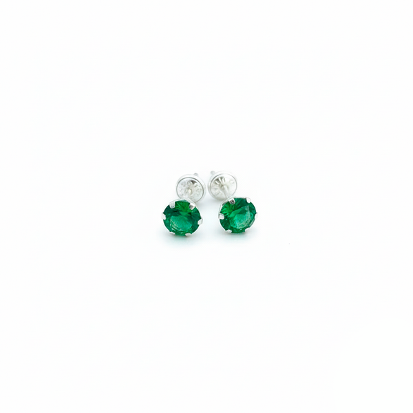 Aretes de Circones en Plata Italiana