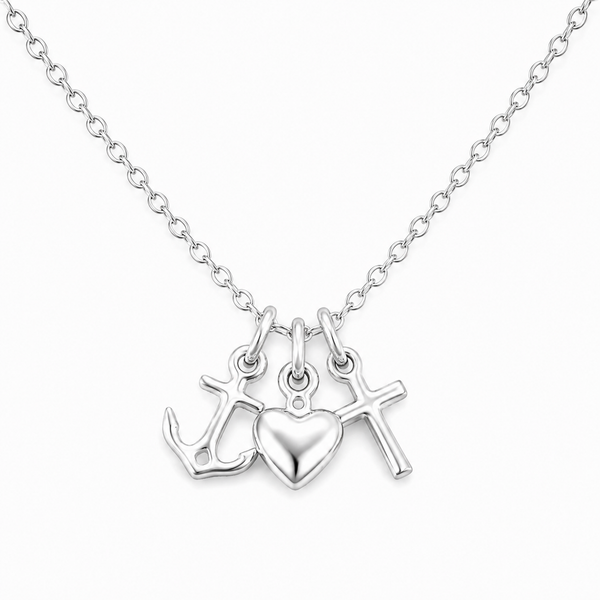 Collar de las Tres Gracias en Plata Ley