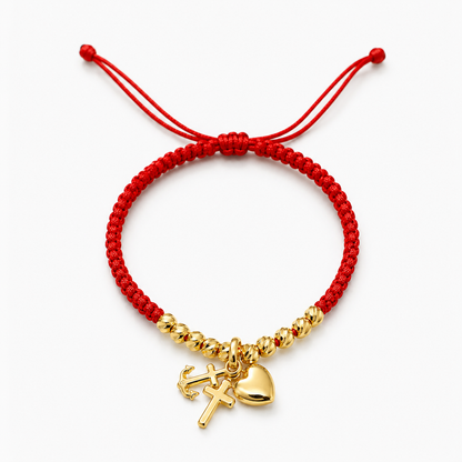Pulsera Exclusiva en Oro de las Tres Gracias