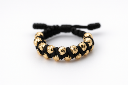 Anillo Trenzado Zig-Zag Diamantado Oro 18k
