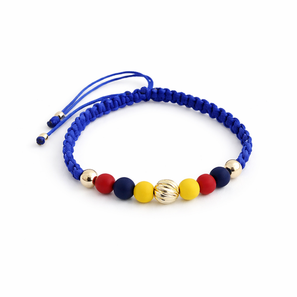Pulsera Colombia Central Diamantado 18k