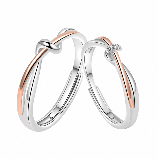 Argollas de Plata Nudo de Amor