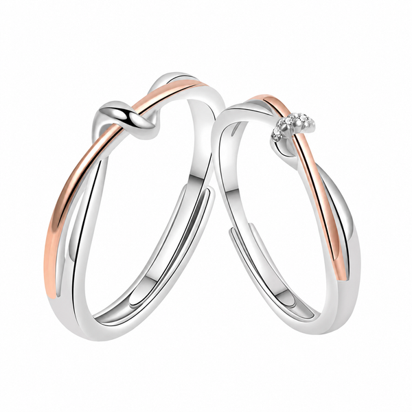 Argollas de Plata Nudo de Amor