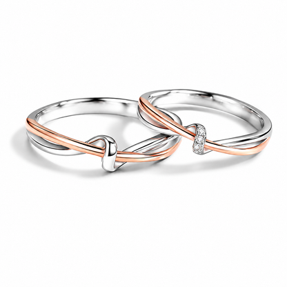 Argollas de Plata Nudo de Amor