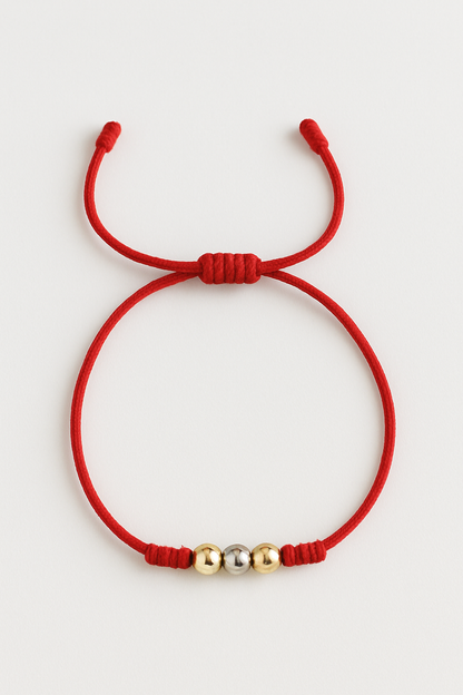 Pulsera Tres Oros Balín de 4mm