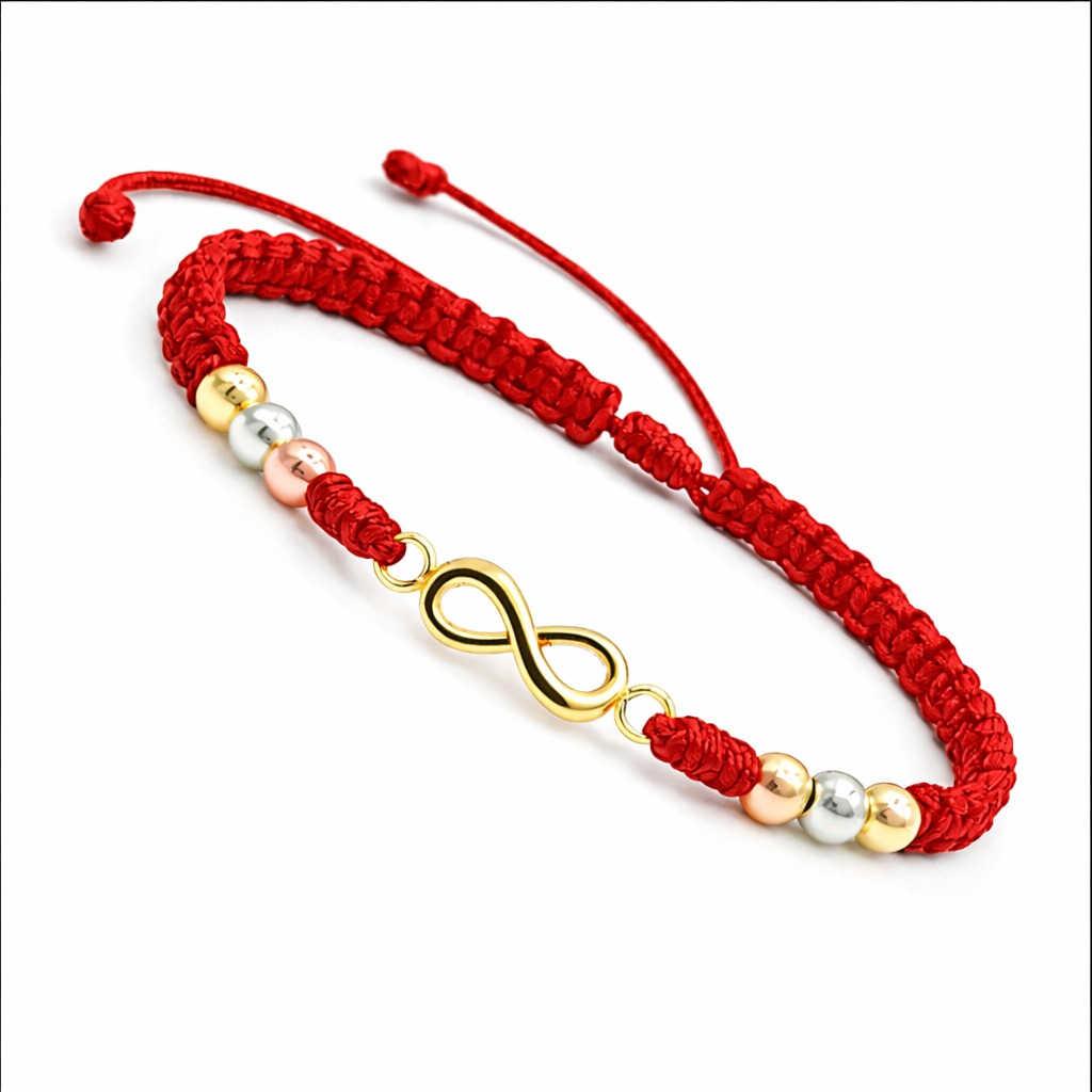Pulsera Infinito Oro 18K de los 3 Oros
