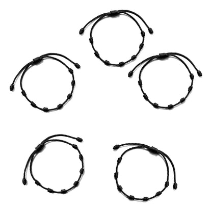 Brazalete de los 7 Nudos para Parejas en Hilo Rojo