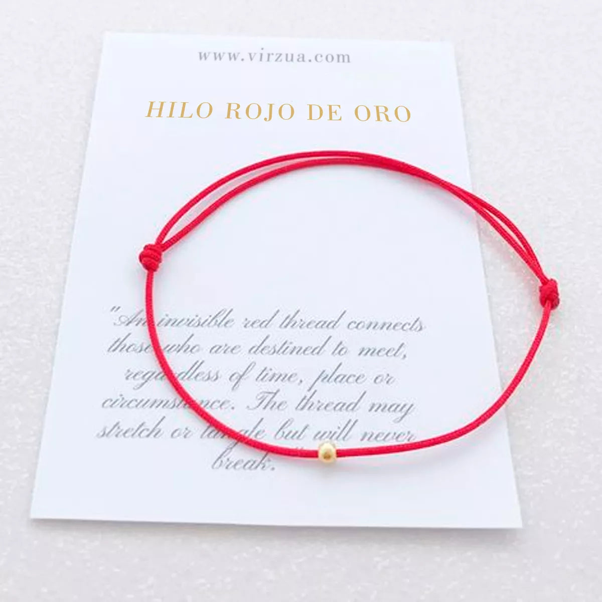 Pulsera Hilo Rojo Con Pepita De Oro 18 Kilates Garantizado