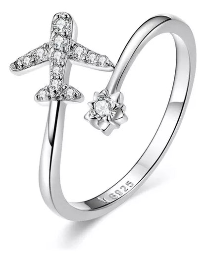 Anillo Volar Ajustable Hecho En Plata Ley 925 + Certificado