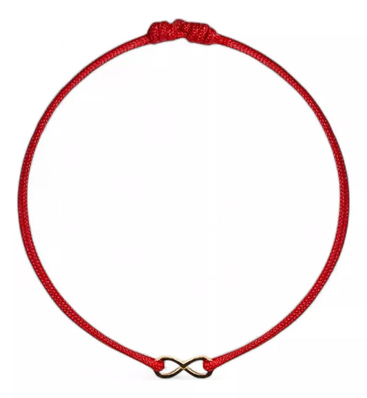 Pulsera De Conexión Infinito En Oro De 18kilates Garantizado