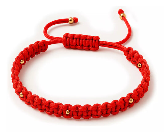 Pulsera Leyenda 7 Balines De Oro 18k