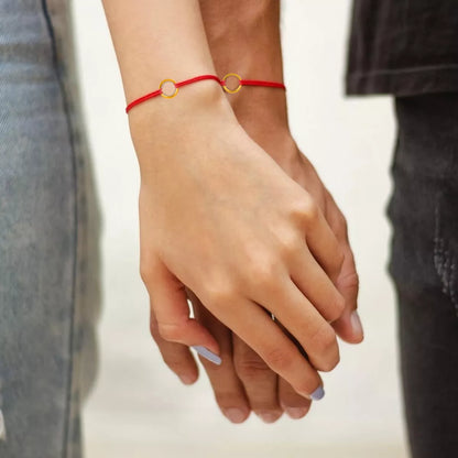 Pulseras Conexión Amor Eterno Aro 18k