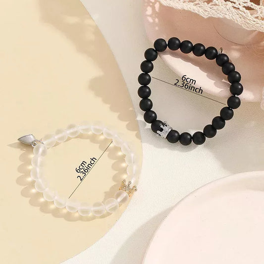 Pulseras para Parejas Iluminan en la Oscuridad Mágnetico