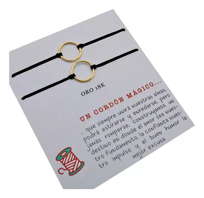 Pulseras Conexión Amor Eterno Aro 18k