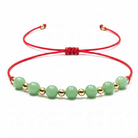 Pulsera Balines 18k 7 Cuarzo Naturales