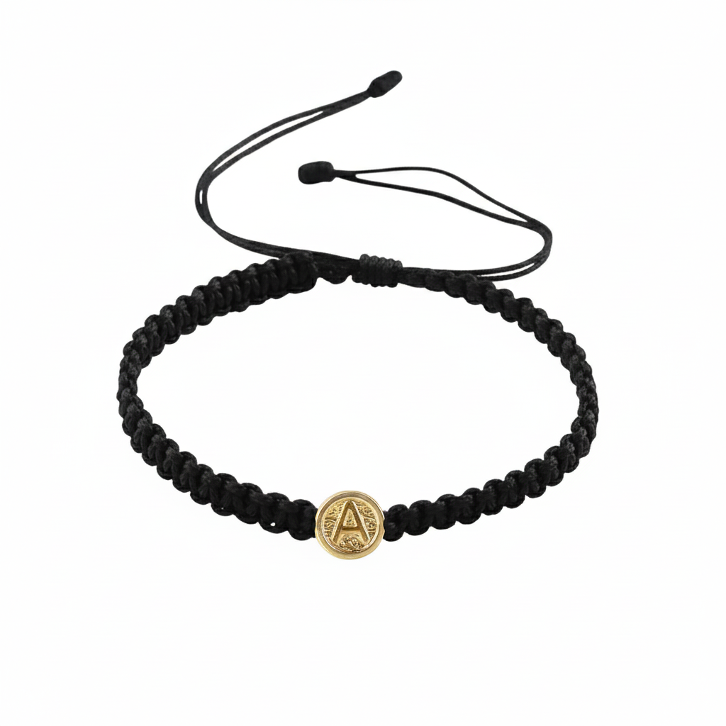 Pulsera Letra Personalizada Mini Tejida