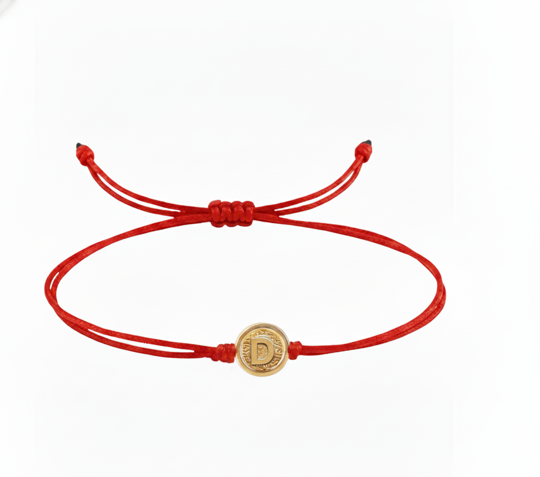 Pulsera Letra Personalizada Mini en Nudos Oro 18k