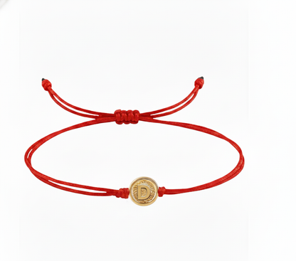 Pulsera Letra Personalizada Mini en Nudos Oro 18k
