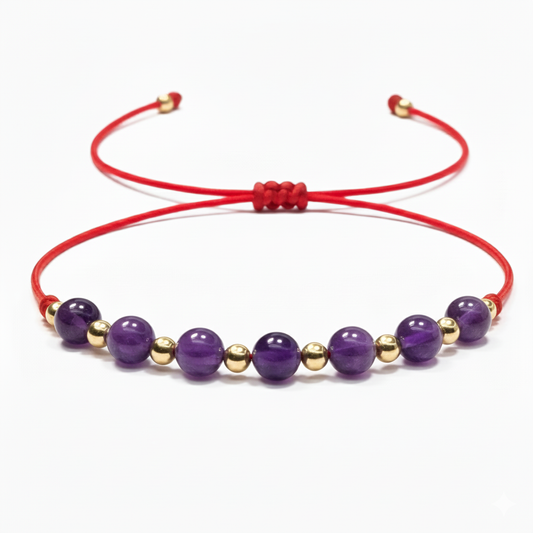 Pulsera Balines 18k 7 Cuarzo Naturales