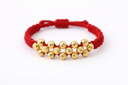 Anillo Tejido Tres Carriles 18k