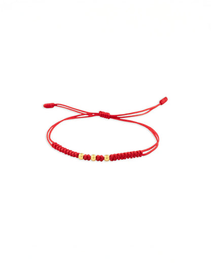 Pulsera Tres Balines 18k
