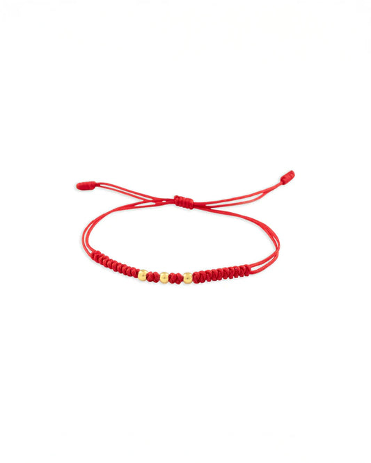Pulsera Tres Balines 18k