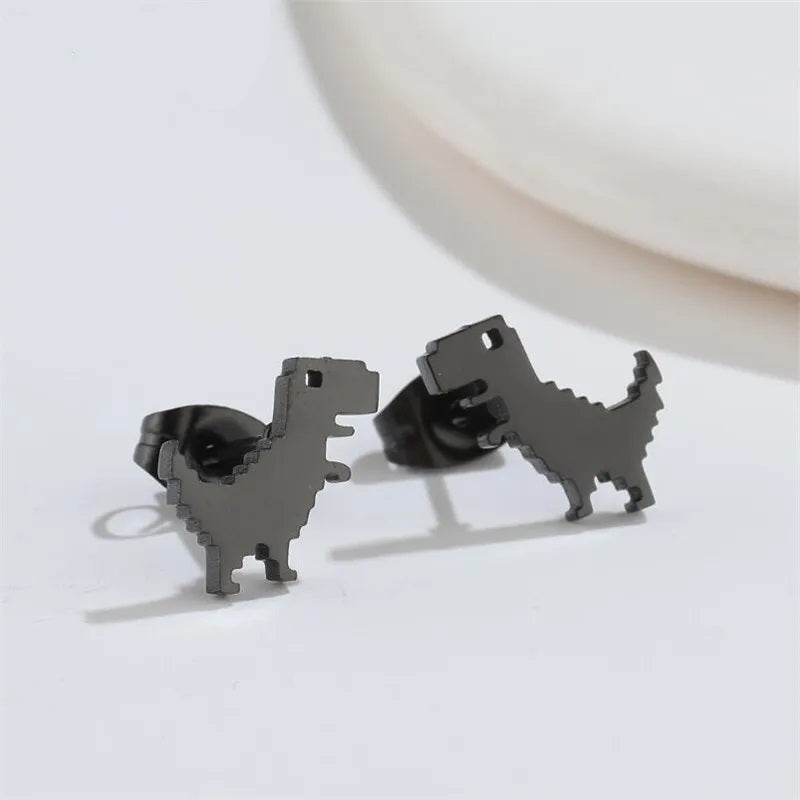 Pendientes de Dinosaurio en Topos