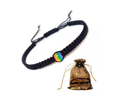 Pulsera Tejida lgtbi + empaque