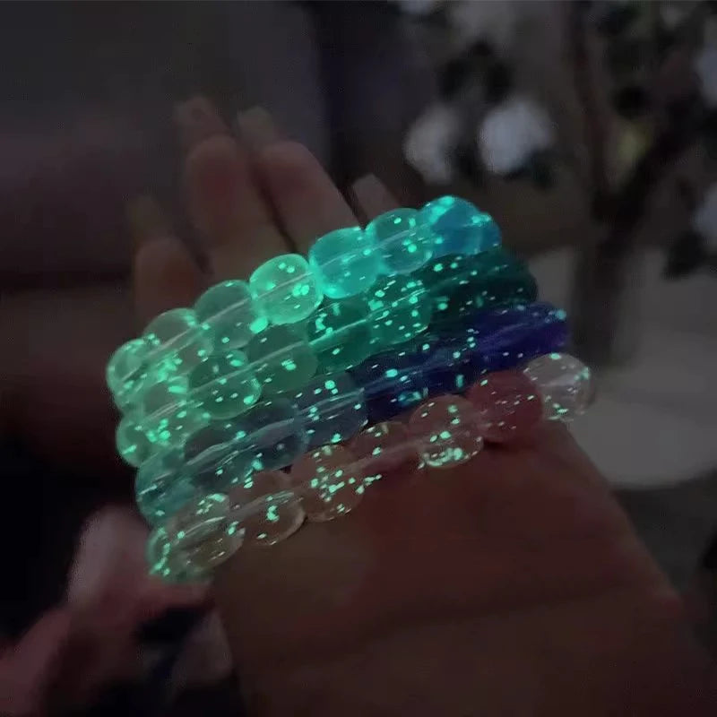 Pulsera De Resina Fluorescente Con Brillo Nocturno Starlight