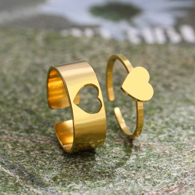 Anillos para parejas en acero inoxidable