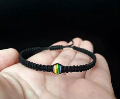 Pulsera Manilla Orgullo Pride Lgbtiq+ Ajustable + Empaque