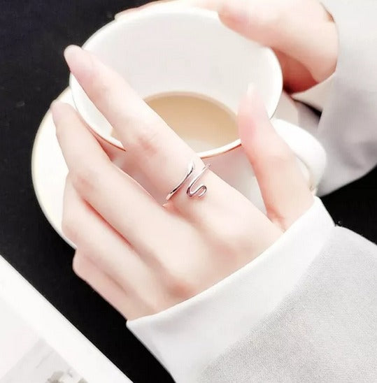 Anillo De Serpiente En Plata Real Ley 925 + Certificado