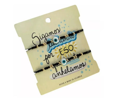 Pulsera Ojo Turco Azul Claro De Pureza Para Pareja