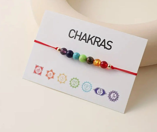 Pulsera 7 Chakras Naturales Con Balin De 4mm 18k Certificado