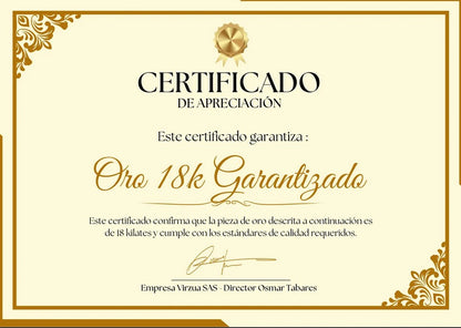 Pulsera Eslabón y Balines 18k