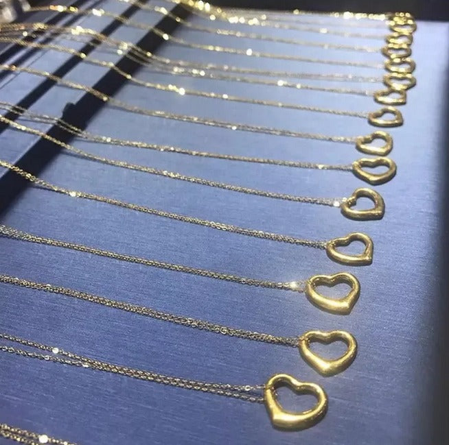 Colgante De Cadena De Oro Puro De 24k