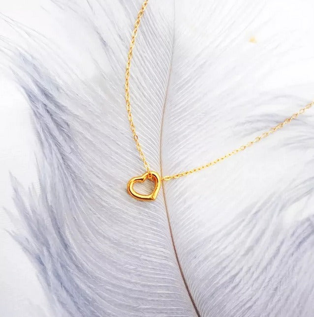 Colgante De Cadena De Oro Puro De 24k