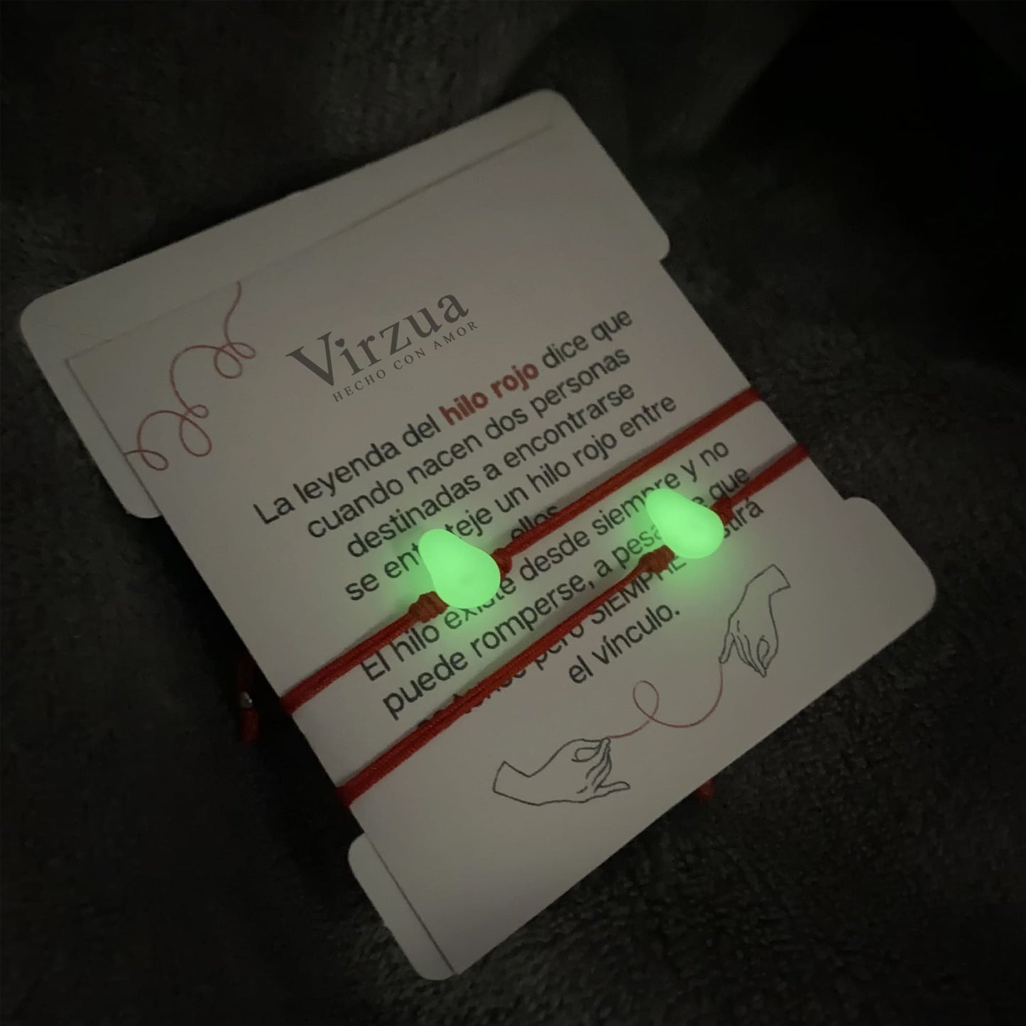 Manillas Para Parejas De Aguacates Luminosas Nocturnas x2