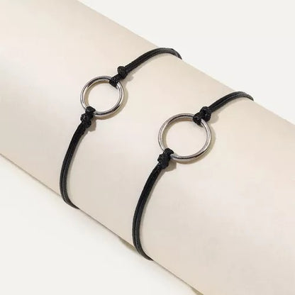 Pulsera de Aros para Parejas en Plata