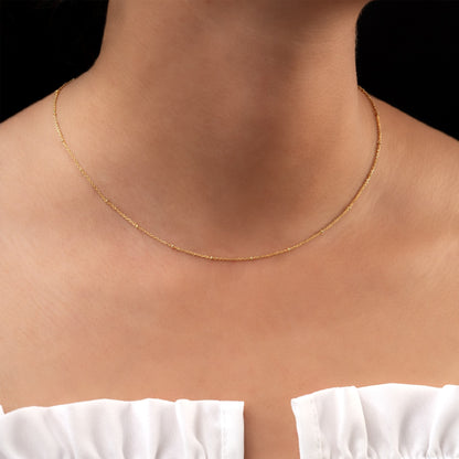 Cadena entre Balines 18k