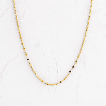 Cadena Crispeta en Oro 18k