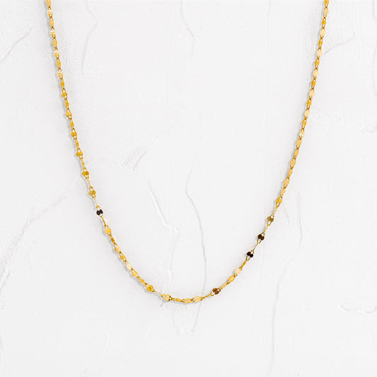 Cadena Crispeta en Oro 18k