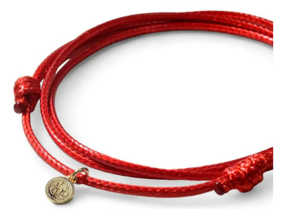 Colgante Choker Dije de San Benito Oro 18k