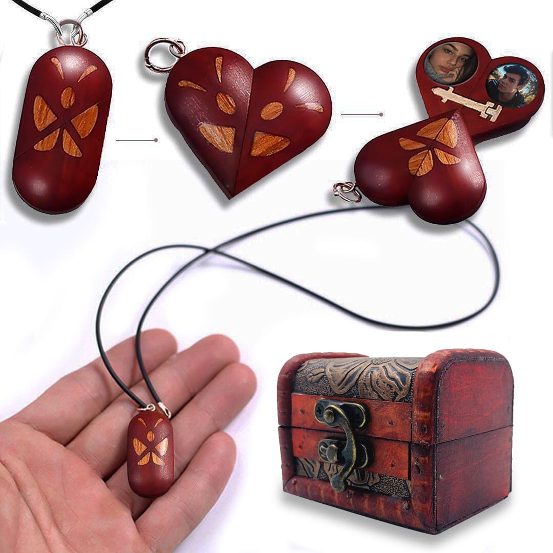 Collar Exclusivo para llevar a los que amamos en el Corazón ♡