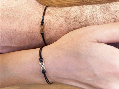 Pulsera Infinito Vintage en Cuero