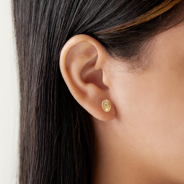 Topos Aretes Guadalupe 18k