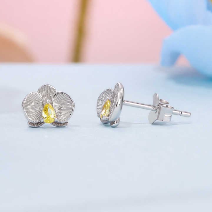 Aretes en Plata – Flores que Iluminan