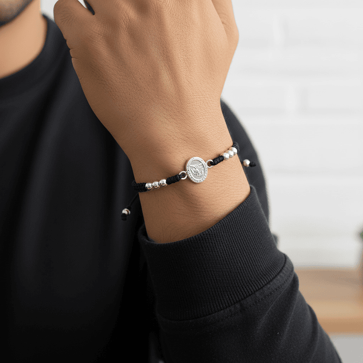 Pulsera San Miguel en Plata Esterlina